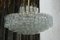 Mid-Century Large Murano Crystal Glass Chandelier, Image 4