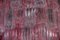 Large Italian Pink & Ice Color Murano Glass Tronchi Chandelier 12