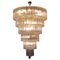 Lámpara de araña Tronchi italiana de cristal de Murano, Imagen 5