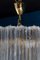 Lámpara de araña Tronchi italiana de cristal de Murano, Imagen 6