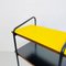 Mid-Century Italian Modern Yellow & Black Bedside Table, 1960s 10