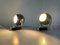 Space Age Blue Metal Spot Wall Lamps, 1970s 3