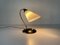 Mid-Century German Black Bedside Lamp in Metal and Brass, 1950s, Image 4