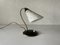 Mid-Century German Black Bedside Lamp in Metal and Brass, 1950s, Image 9