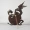 Miroir Victorien Sculpté Dragon par Gabriel Viardot, 1880 9