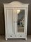 Antique White Wardrobe Cabinet, Image 1