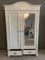 Antique White Wardrobe Cabinet, Image 12