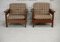 French Brutalist Pin Chairs, 1960s, Set of 2 1