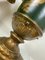 Antike klassische Tischlampen aus bemalter Keramik im Stil des Barock, 2er Set 10