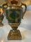 Antike klassische Tischlampen aus bemalter Keramik im Stil des Barock, 2er Set 12