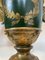 Antike klassische Tischlampen aus bemalter Keramik im Stil des Barock, 2er Set 15