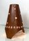 Mid-Century French Thick Leather Table Lamp 10