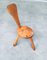 Rustic Handcrafted Oak Milk Stool Set, 1950s, Set of 2 14