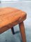 Tavolino o panca artigianale in quercia, anni '50, Immagine 6