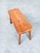 Tavolino o panca artigianale in quercia, anni '50, Immagine 4