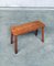 Tavolino o panca artigianale in quercia, anni '50, Immagine 14