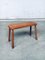 Tavolino o panca artigianale in quercia, anni '50, Immagine 12