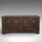 Large Antique Scottish Oak Four Panel Chest, Image 6