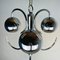 Mid-Century Eyeball Silver Pendant Lamp, Italy, 1970s 8