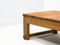 Large Vintage Dutch Design Oak Coffee Table/Bench 6