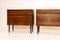 Vintage Danish Veneered Rosewood Cabinets, 1960s, Set of 3 2