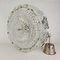 Mid-Century Swedish Crystal Glass Pendant Lamp, 1950s 3