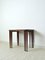 Scandinavian Modern Rosewood Nesting Tables with Drumstick Legs, Set of 3, Image 2
