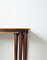 Tavolini ad incastro moderni in palissandro con gambe a forma di bacchetta, Scandinavia, set di 3, Immagine 5