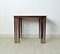 Scandinavian Modern Rosewood Nesting Tables with Drumstick Legs, Set of 3, Image 10