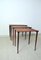 Scandinavian Modern Rosewood Nesting Tables with Drumstick Legs, Set of 3, Image 8