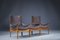 Mid-Century Danish Oak & Leather Lounge Chairs & Ottoman by Kristian Vedel for Søren Wiladsen, 1960s, Set of 3 17