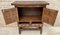 19th Catalan Spanish Baroque Carved Walnut Tuscan Two Drawers Chest of Drawers 6