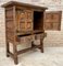 19th Catalan Spanish Baroque Carved Walnut Tuscan Two Drawers Chest of Drawers 4