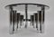 Vintage Space Age Chromed Tube Coffee Table, Manhattan, 1960s 4