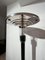 Lampadaire Art Déco en Laque Noire, Nickel et Verre, France, 1930s 8