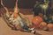Natura morta con brocca e arance, XX secolo, olio su tela, con cornice, Immagine 3