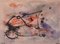 Abstract Expressionist Painting, 1965, Watercolor on Paper, Framed, Image 2