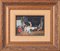 Spanish Interior Scene, the Party, 20th-century, Oil on Board, Framed 1