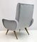 Modern Velvet Lady Armchairs by Marco Zanuso, 1950s, Set of 2 6