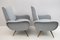 Modern Velvet Lady Armchairs by Marco Zanuso, 1950s, Set of 2 5