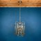 Lámpara de araña vintage de cristal de Murano de Paolo Venini, años 60, Imagen 1