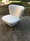 Hungarian White Club Chairs, 1950s, Set of 2 3