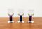 Small German Design Glasses by Regina Kaufmann for Glashagen Hütte, Set of 4 9