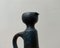 Vintage German Studio Pottery Brutalist Carafe Vase by Gerhard Liebenthron, 1980, Image 13