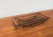 Mid-Century String Style Fruit Bowl With Teak Handle 12