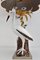 Mid-Century French Table Lamp with Porcelain Crane or Heron and Flowers, 1970s 16