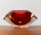 Vintage Italian Sommerso Glass Candle Holder or Ashtray 1
