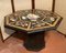 Octagonal Table with Marble Top 9