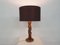 Scandinavian Modern Wooden Table Lamp, Denmark, 1960s 4