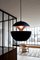 Extra Large Black and Copper Here Comes the Sun Pendant Lamp by Bertrand Balas 2